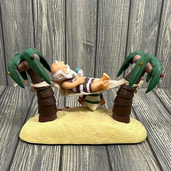 Gemmy Animated Singing Santa Claus Hammock It's 5 O'Clock Somewhere Lighted - Picture 4 of 5